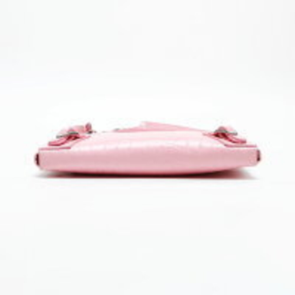 Balenciaga Neo City Shoulder Bag Embossed Leather Pink - Picture 8 of 13